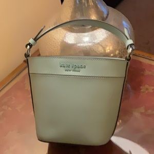 Kate Spade mini bucket bag baby blue